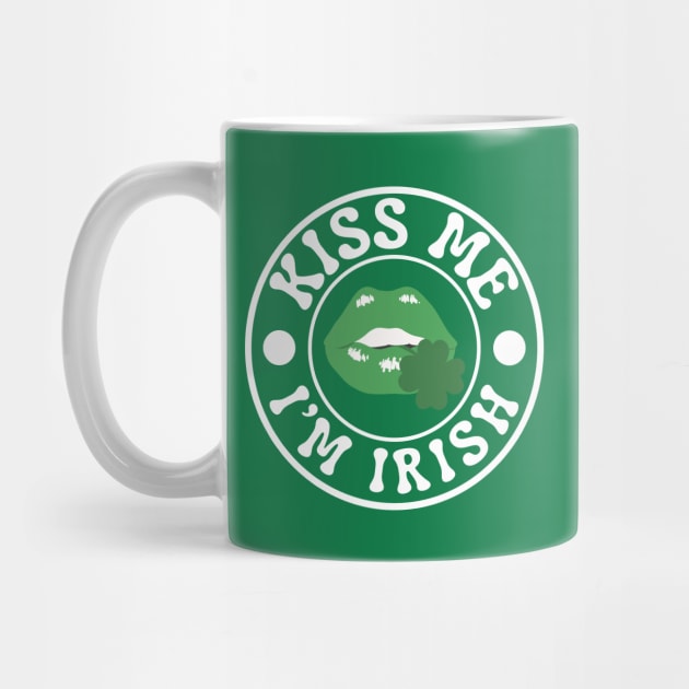 Kiss Me I'm Irish by Creatifly Graphic Tees